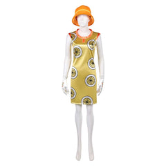 One Piece Live-action 2 (2026) Mikita Miss Valentine Yellow Dress Set Outfits Cosplay Costume