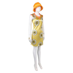 One Piece Live-action 2 (2026) Mikita Miss Valentine Yellow Dress Set Outfits Cosplay Costume