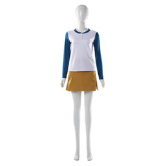 One Piece Live-action 2 (2026) Nami Blue Long Sleeves Skirt Set Outfits Cosplay Costume