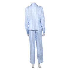 One Piece Live-action 2 (2026) Nami Blue Striped Sleepwear Outfits Cosplay Costume