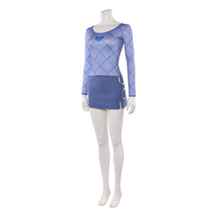 One Piece Live-action 2 (2026) Nami Blue Top Skirt Set Outfits Cosplay Costume