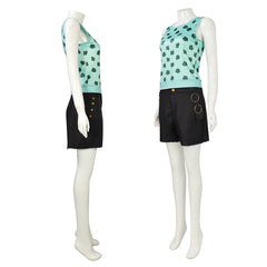 One Piece Live-action 2 (2026) Nami Green Vest Shorts Set Outfits Cosplay Costume