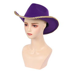 One Piece Live-action 2 (2026) Nico Robin Purple Felt Hat Cosplay Accessories Props