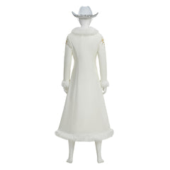 One Piece Live-action 2 (2026) Nico Robin White Coat Purple Set Cosplay Costume