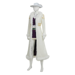 One Piece Live-action 2 (2026) Nico Robin White Coat Purple Set Cosplay Costume