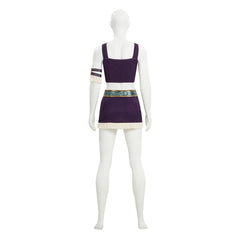 One Piece Live-action 2 (2026) Nico Robin White Coat Purple Set Cosplay Costume