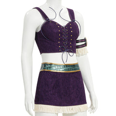 One Piece Live-action 2 (2026) Nico Robin White Coat Purple Set Cosplay Costume