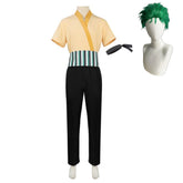 One Piece Live-action 2 (2026) Roronoa Zoro Yellow Black Set Outfits Cosplay Costume