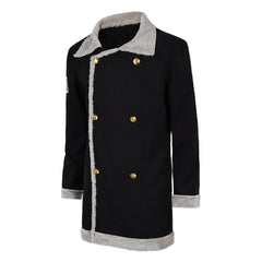 One Piece Live-action 2 (2026) Sanji Black Coat Jacket Outfits Cosplay Costume