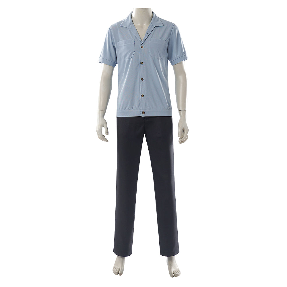One Piece Live-action 2 (2026) Sanji Blue Shirt Pants Set Outfits Cosplay Costume