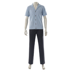 One Piece Live-action 2 (2026) Sanji Blue Shirt Pants Set Outfits Cosplay Costume