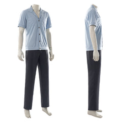 One Piece Live-action 2 (2026) Sanji Blue Shirt Pants Set Outfits Cosplay Costume