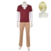 One Piece Live-action 2 (2026) Sanji Red Brown Set Outfits Cosplay Costume