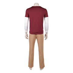 One Piece Live-action 2 (2026) Sanji Red Brown Set Outfits Cosplay Costume