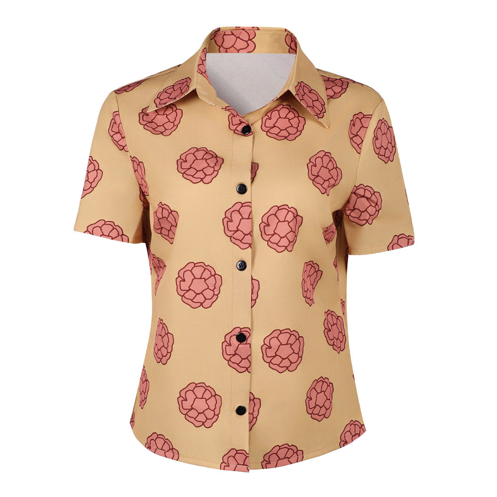One Piece Live-action 2 (2026) Tashigi Yellow T Shirt Outfits Cosplay Costume