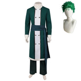One Piece Live-action 2 (2026) Zoro Green Long Coat Set Outfits Cosplay Costume