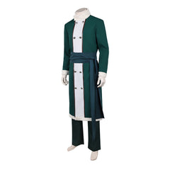 One Piece Live-action 2 (2026) Zoro Green Long Coat Set Outfits Cosplay Costume