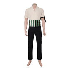 One Piece Live-action 2 (2026) Zoro White Top Pants Set Outfits Cosplay Costume
