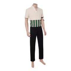 One Piece Live-action 2 (2026) Zoro White Top Pants Set Outfits Cosplay Costume