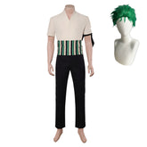 One Piece Live-action 2 (2026) Zoro White Top Pants Set Outfits Cosplay Costume