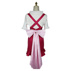 One Piece Whole Cake Island Nami Pink Dress Set Outfits Cosplay Costume