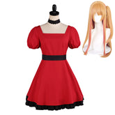 Oshi No Ko Season 3 (2026) Hoshino Ruby Red Dress Set Cosplay Costume