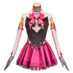 Overwatch 2 D.VA Nocturna Black Pink Set Outfits Cosplay Costume