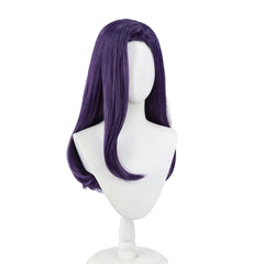 Overwatch D.Mon Purple Wig Cosplay Halloween Accessories Props