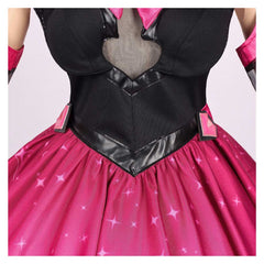 Overwatch D.VA Pink Black Nocturna Dress Set Outfits Cosplay Costume