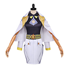 Overwatch Domina White Skirt Set Outfits Cosplay Costume Halloween Suit