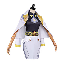 Overwatch Domina White Skirt Set Outfits Cosplay Costume Halloween Suit