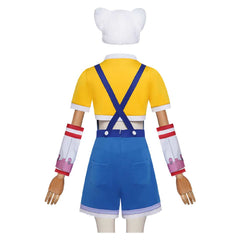 Overwatch Juno Yellow Blue Kitty Set Outfits Cosplay Costume