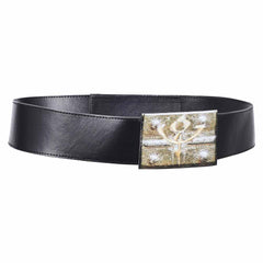 Padme Amidala Black Leather Belt Cosplay Accessories Halloween Carnival Props