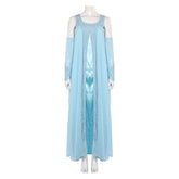 Padme Amidala Blue Lace Dress Outfits Cosplay Costume Halloween Suit