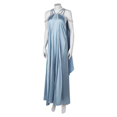 Padme Amidala Blue Nightgown Sleepwear Dress Outfits Cosplay Costume