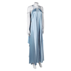 Padme Amidala Blue Nightgown Sleepwear Dress Outfits Cosplay Costume