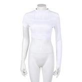 Padme Amidala Geonosis White Torn Top Outfits Cosplay Costume Halloween Suit
