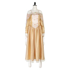 Padme Naberrie Amidala Meadow Yellow Dress Outfits Cosplay Costume