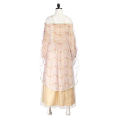 Padme Naberrie Amidala Meadow Yellow Dress Outfits Cosplay Costume