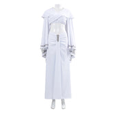 Padmé Naberrie Amidala White Top Skirt Set Outfits Cosplay Costume