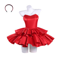 Perfect Blue Mima Kirigoe Red Dress Set Outfits Halloween Cosplay Costume
