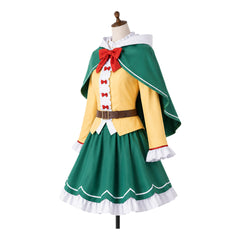Petra Leyte Yellow Green Cape Skirt Set Outfits Cosplay Costume