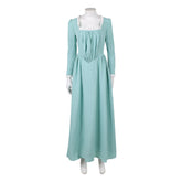 Pirates Of The Caribbean Elizabeth Swann Blue Dot Dress Outfits Cosplay Costume