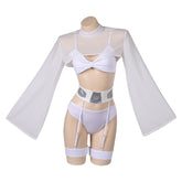 Princess Leia White Sexy Lingerie Set Outfits Cosplay Costume