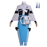 Gachiakuta (2025) Zanka Nijiku Gray Blue Set Outfits Cosplay Costume
