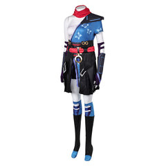 Psylocke Blue Black Set Outfits Cosplay Costume Halloween Carnival Suit