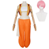 Ram Arabian Dancer Orange Set Outfits Cosplay Costume Halloween Carnival Suit