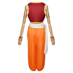 Ram Arabian Dancer Orange Set Outfits Cosplay Costume Halloween Carnival Suit