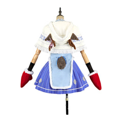 Rem Christmas Blue Skirt Set Outfits Cosplay Costume Halloween Suit