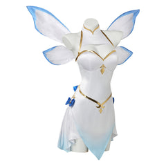 Rem Jewel Princess Fairy Blue White Dress Set Outfits Cosplay Costume
